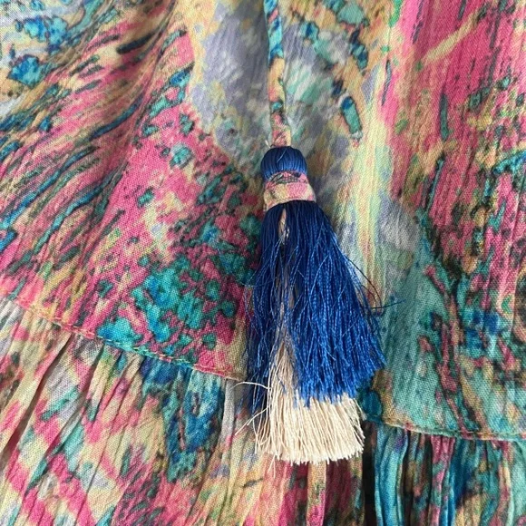 The “Radhi dress” in “splash” by Tolani. Size small. - Picture 7 of 13